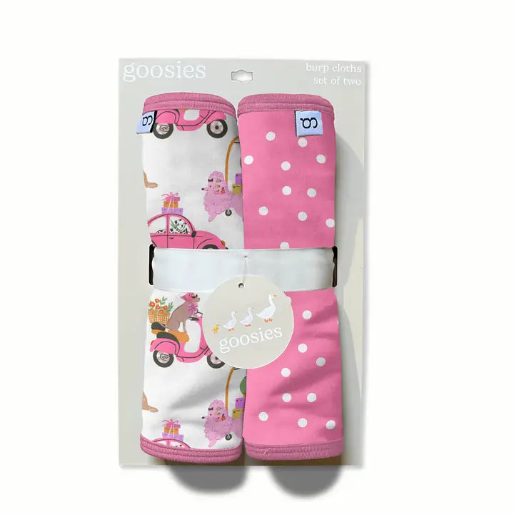 Burp Cloth Set- Puppy Chic (Posh Travel Dogs)