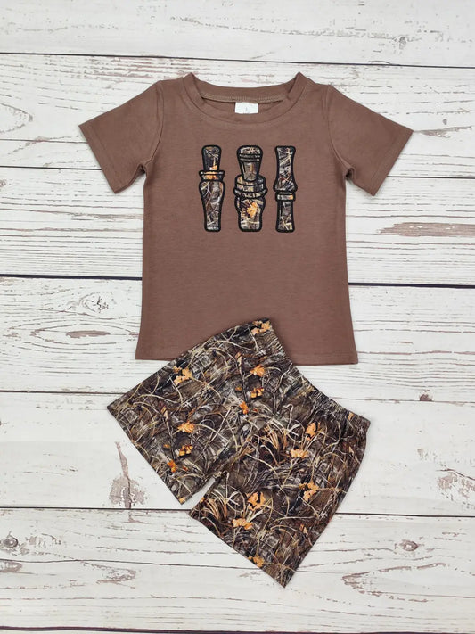 Baby Boy Camouflage Summer Set