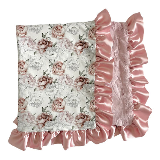 Floral Dreams | Luxe Bamboo & Cuddle Baby Blanket