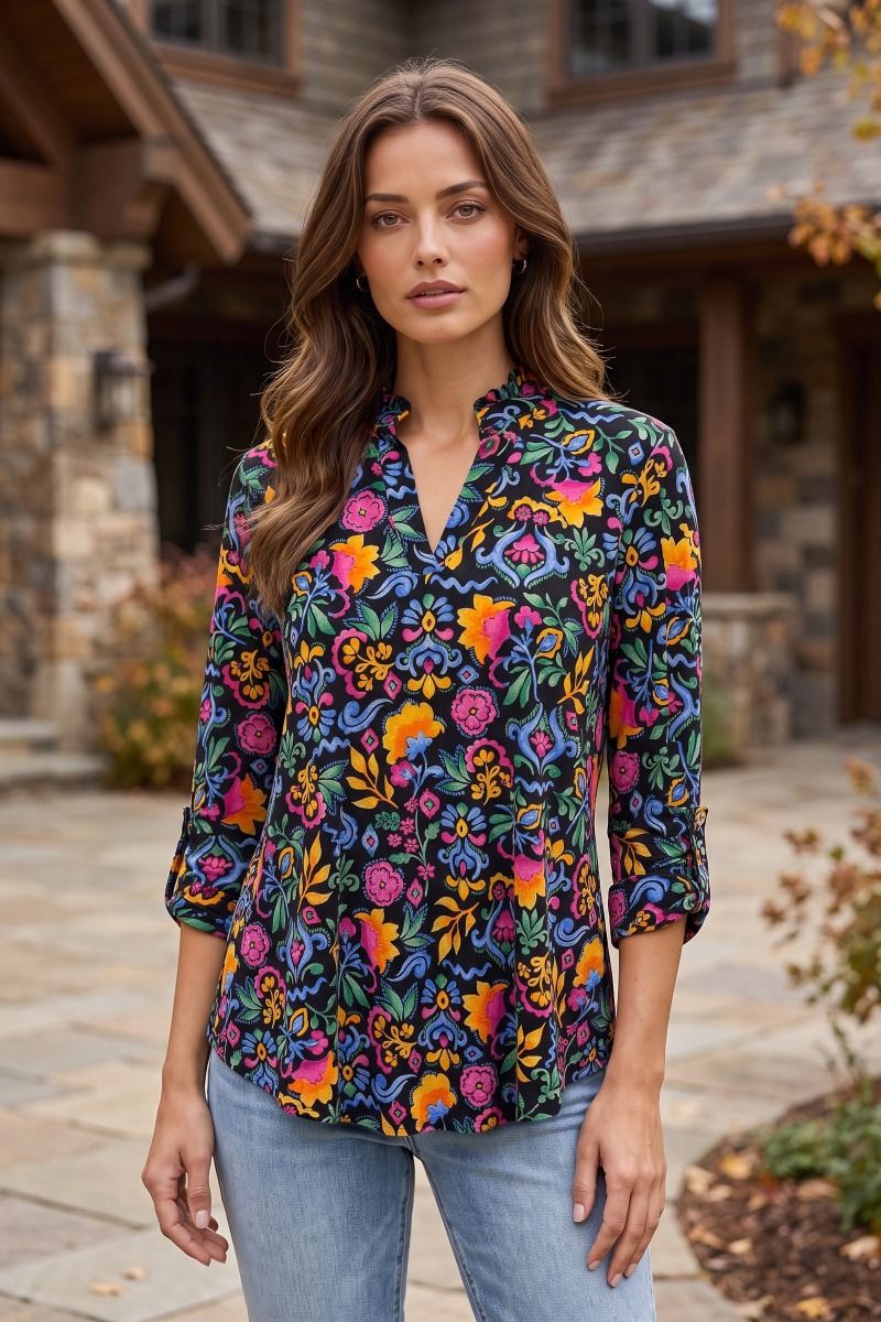 Garden Party Whimsy Lizzy Top