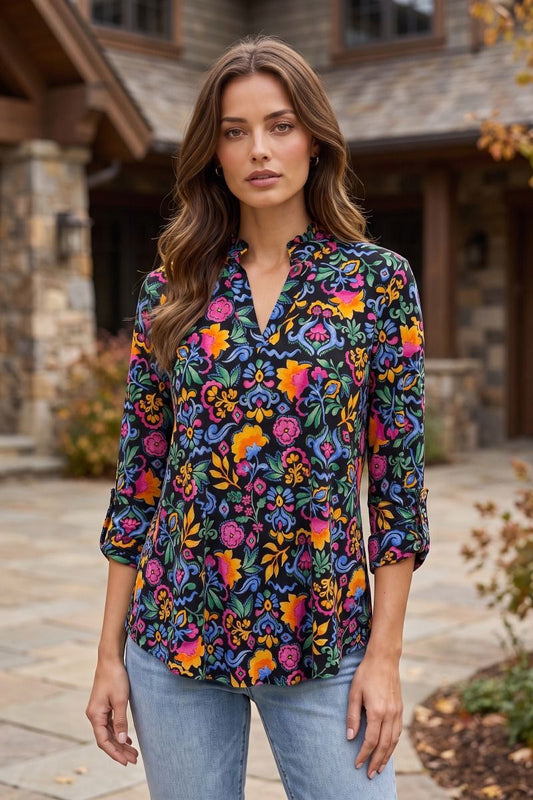 Garden Party Whimsy Lizzy Top