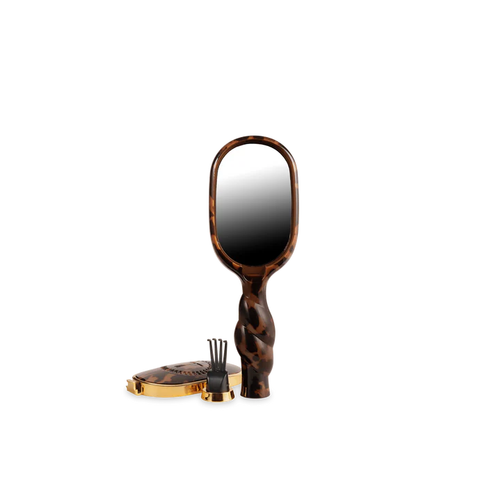 Mini Detangler Hair Brush for Medium Hair - Tortoise