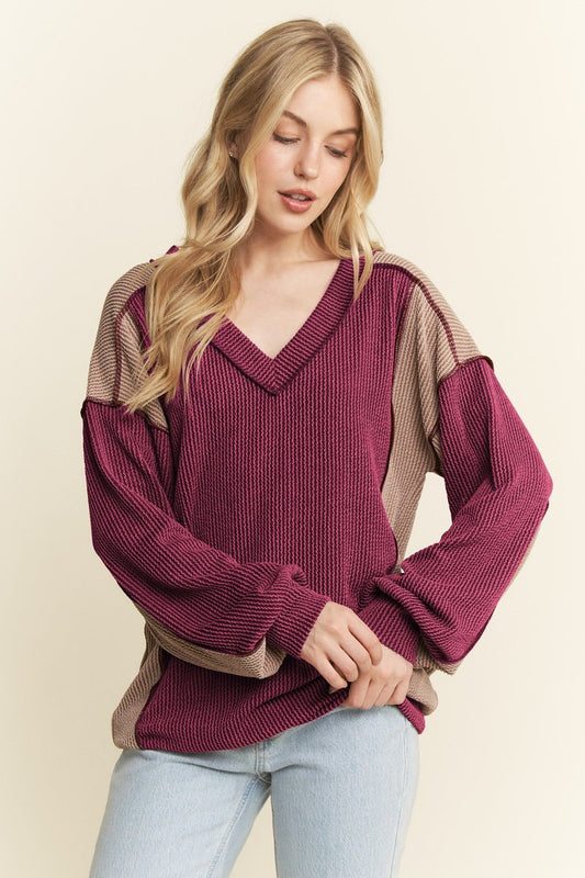 Twin Thread Ribbed Top