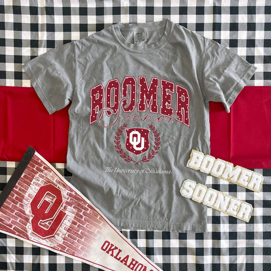 Boomer Sooner Polka Dot