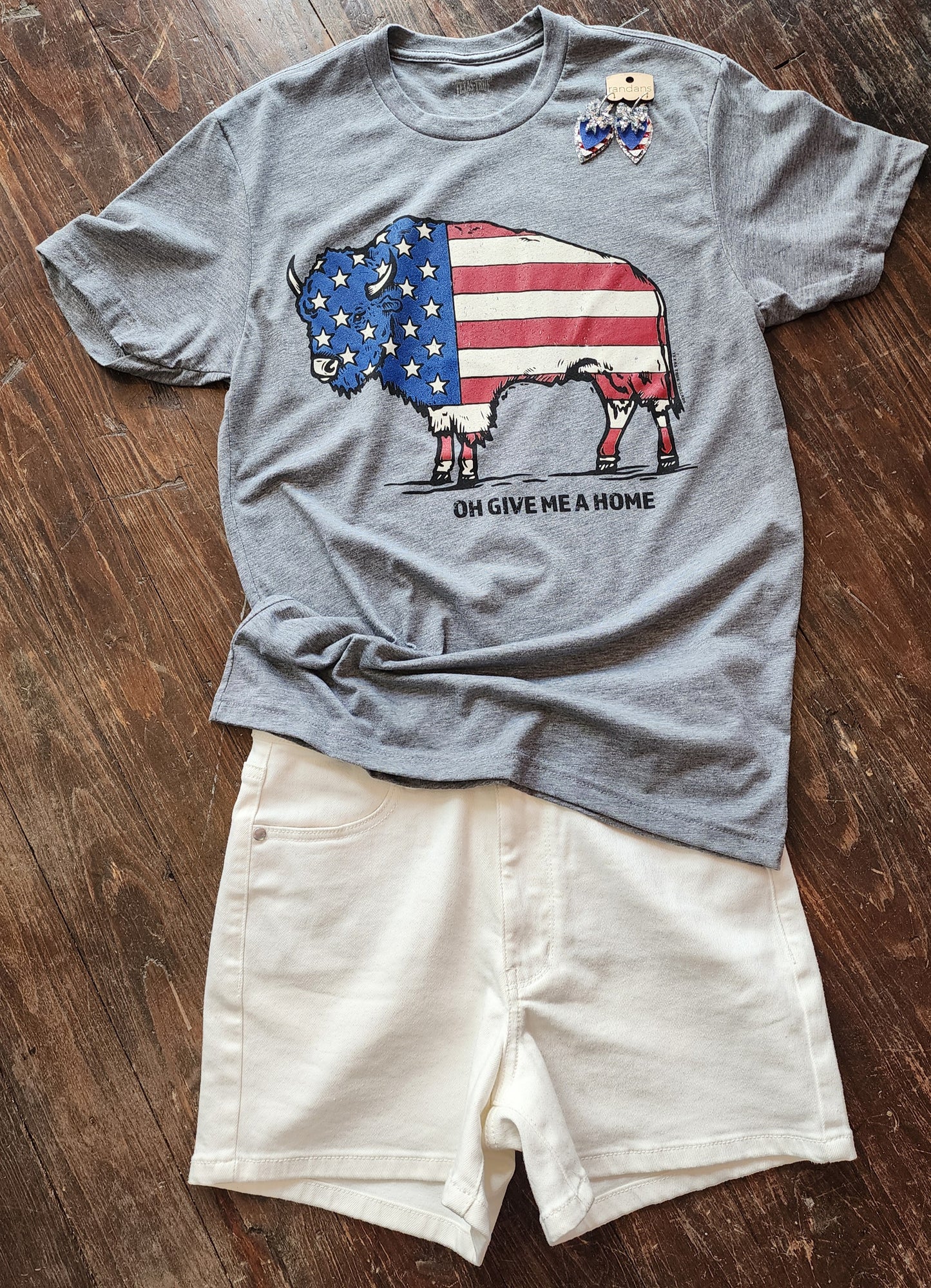 Lauren's Patriotic Buffalo Tee
