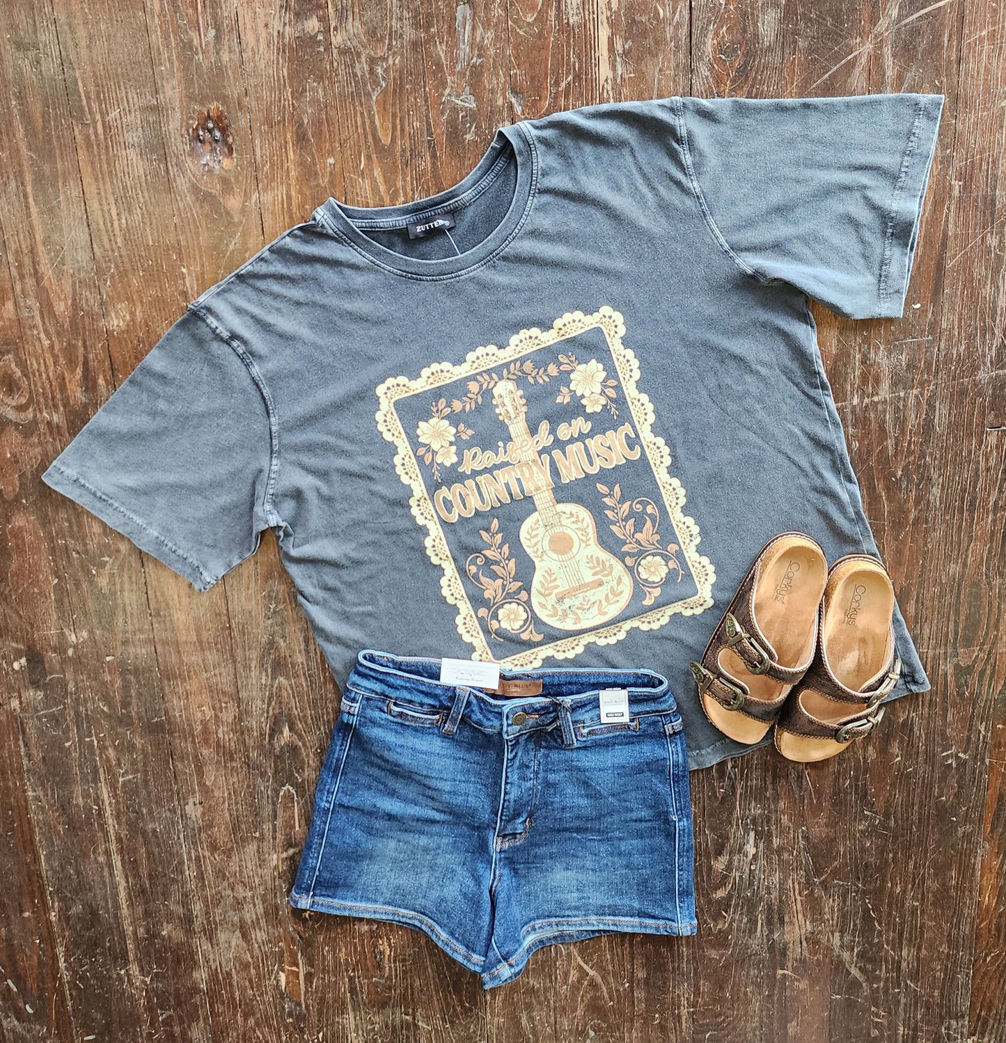 Raised on Country Music Tee