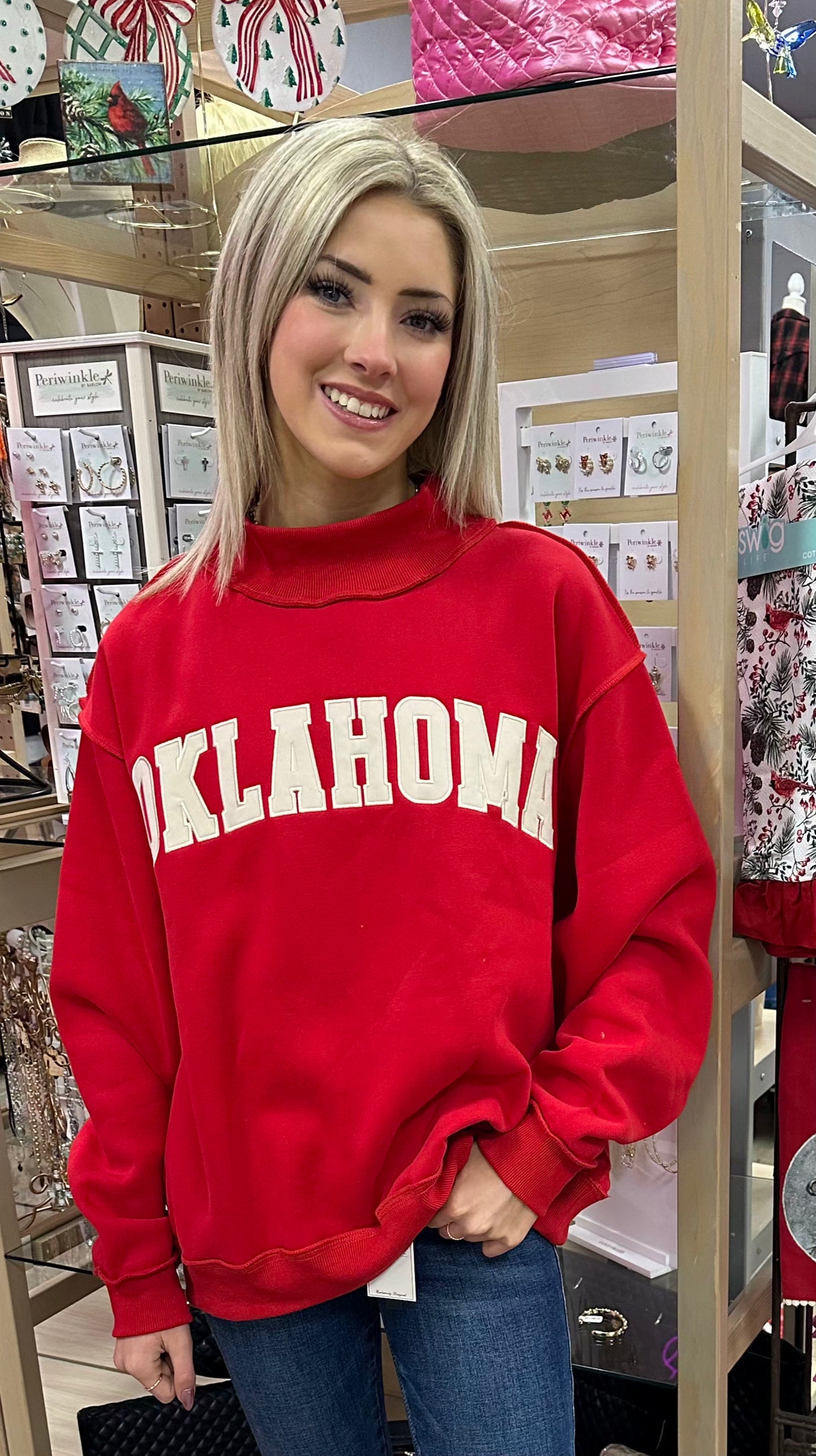 Oklahoma - Crimson & Cream