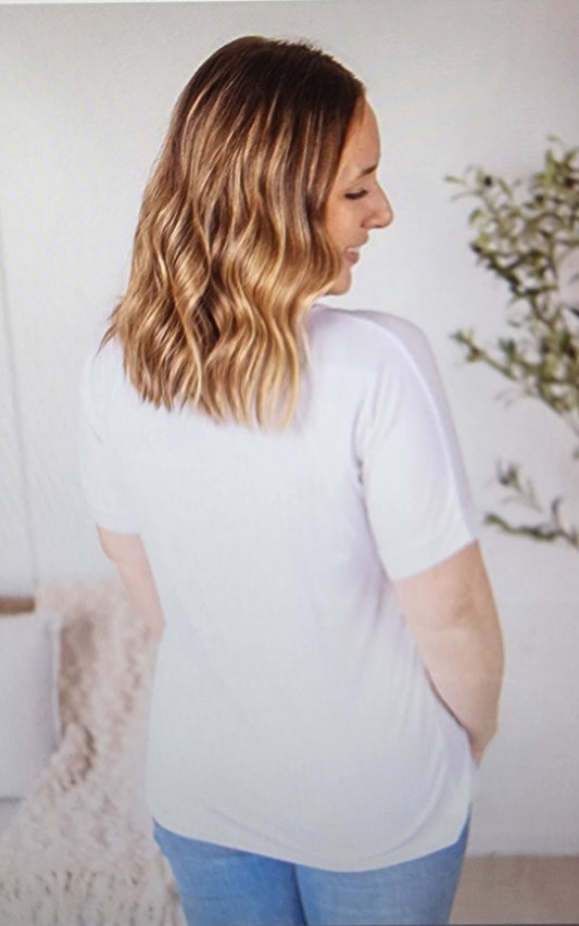 Bamboo Basic V-Neck Tee