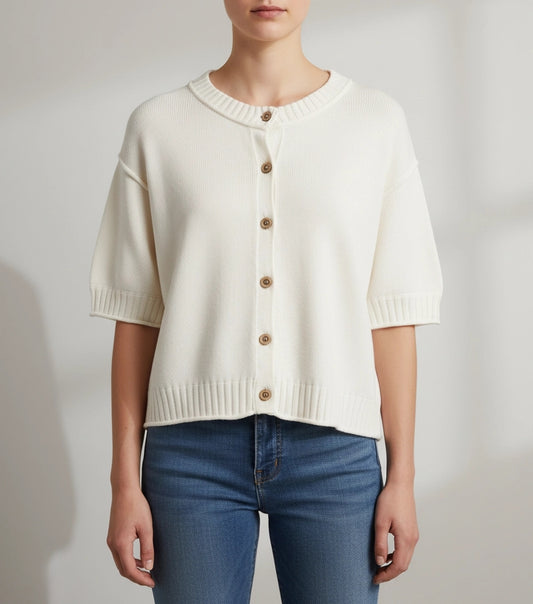 Buttercream Button-up