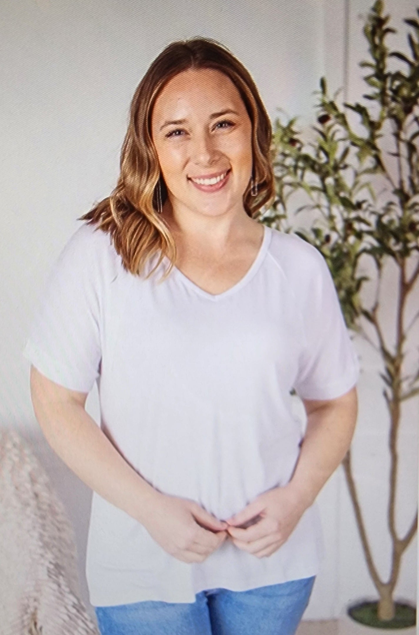 Bamboo Basic V-Neck Tee