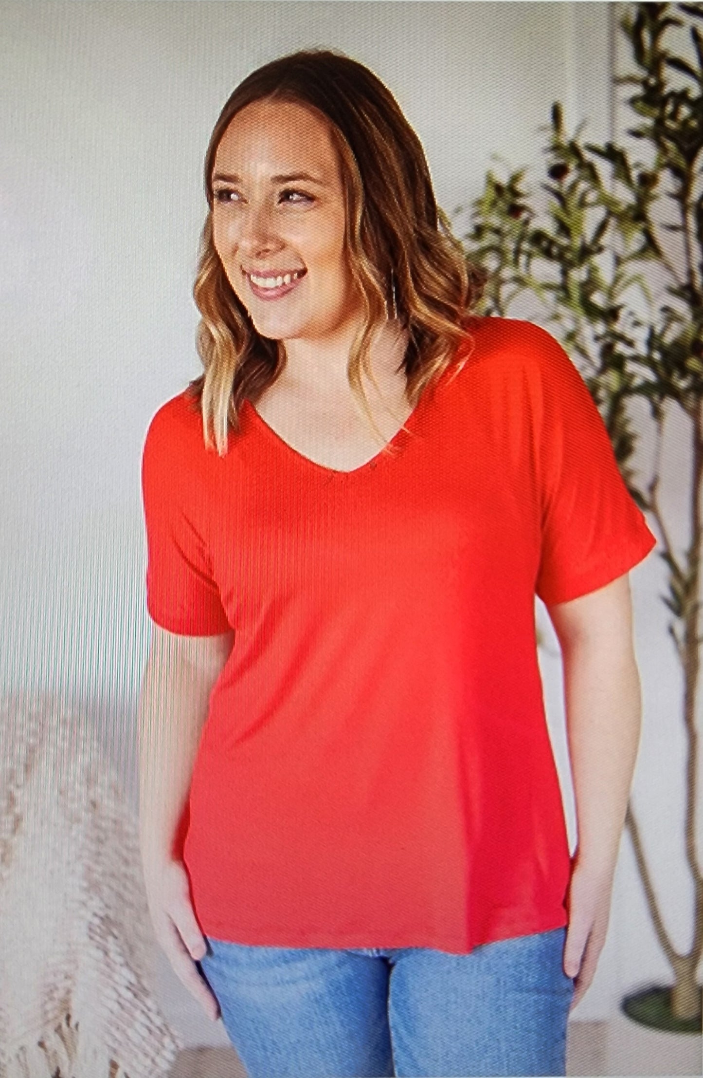 Bamboo Basic V-Neck Tee