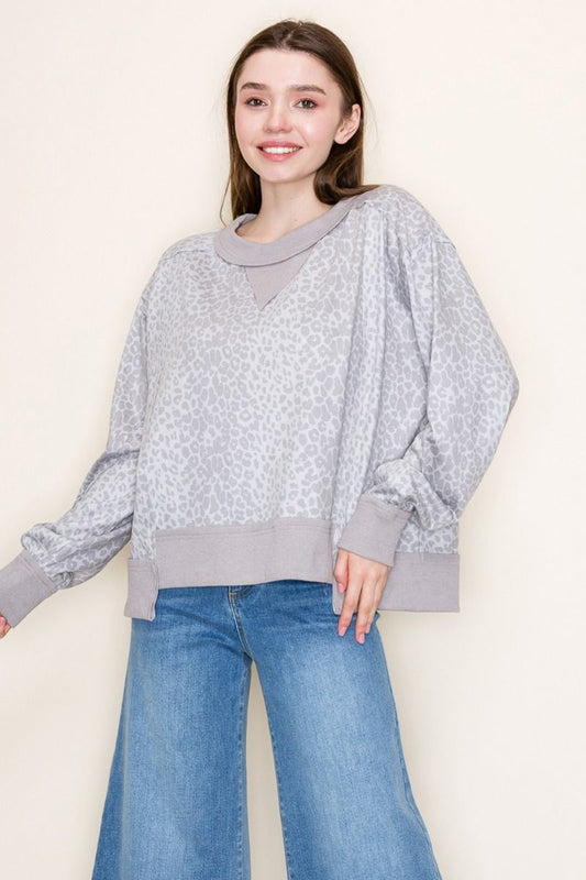 Sassy Leopard Top