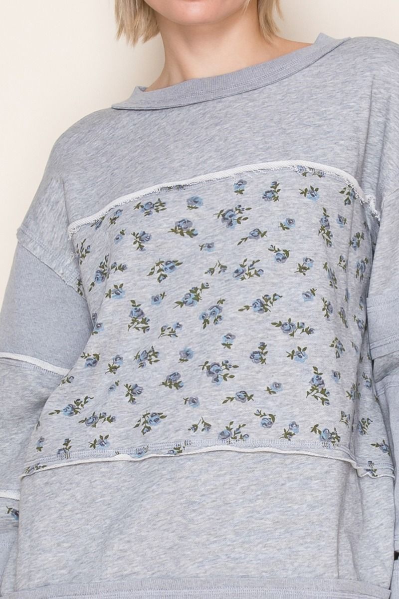 Blue Roses Sweatshirt